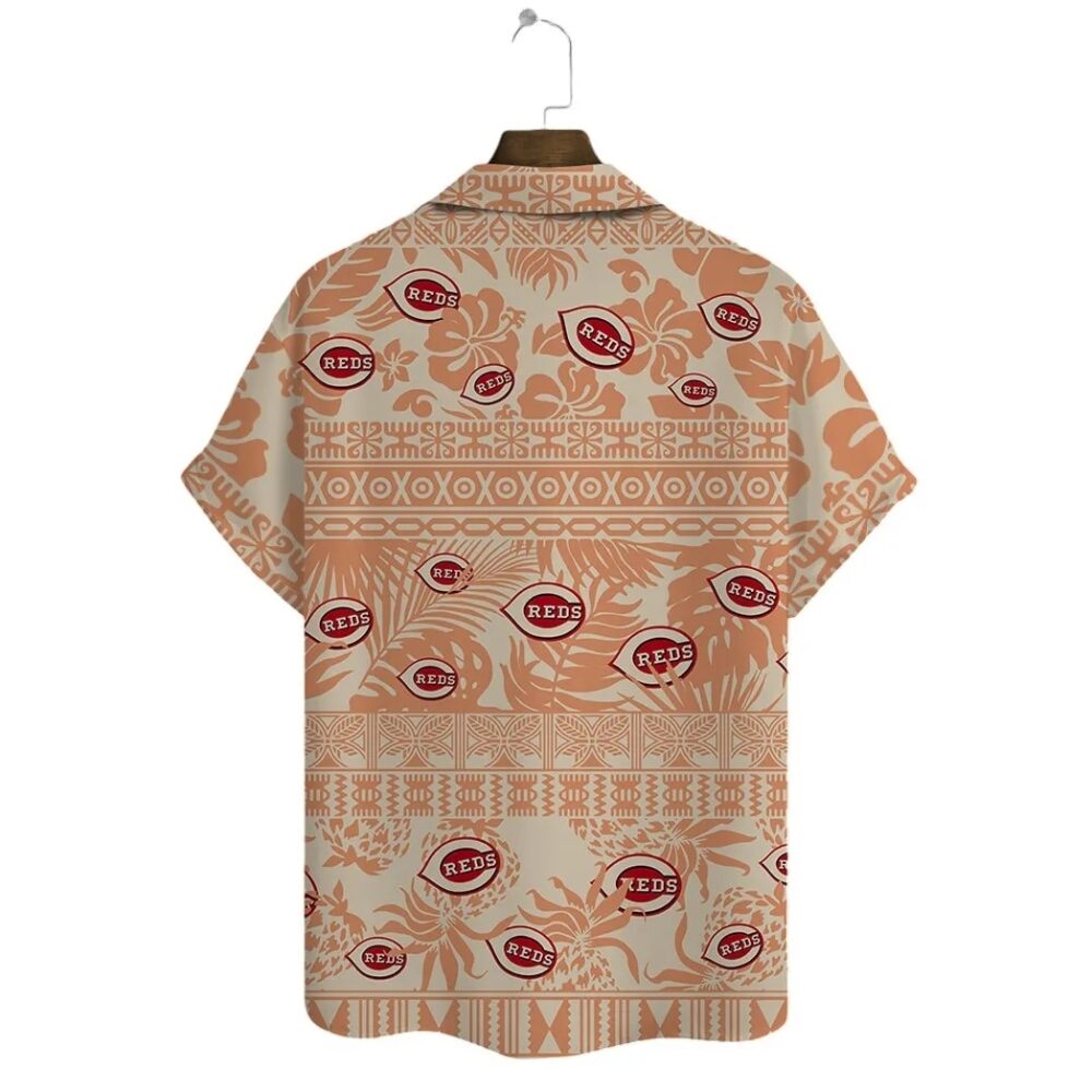 Cincinnati Reds Tribal Sunset Hawaiian Shirt MLB Aloha Shirt Gift For Fans 3