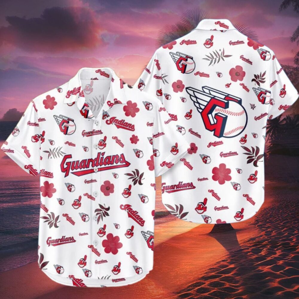 Cleveland Guardians Hawaiian Shirt Tropical Beach MLB Gifts For Fans