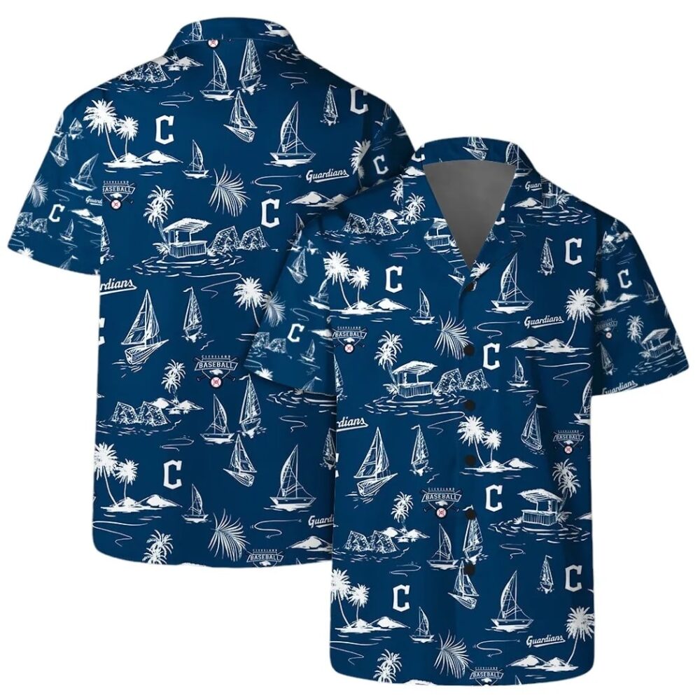 Cleveland Guardians Nautical Adventure Hawaiian Shirt MLB Aloha Shirt Gift For Fans 1