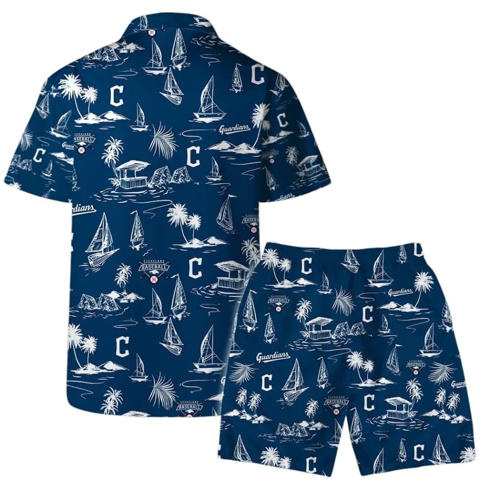 Cleveland Guardians Nautical Adventure Hawaiian Shirt MLB Aloha Shirt Gift For Fans 2