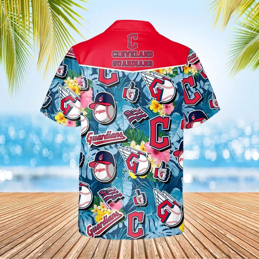 Cleveland Guardians Skeleton Spirit Hawaiian Shirt MLB Aloha Shirt Gift For Fans 3