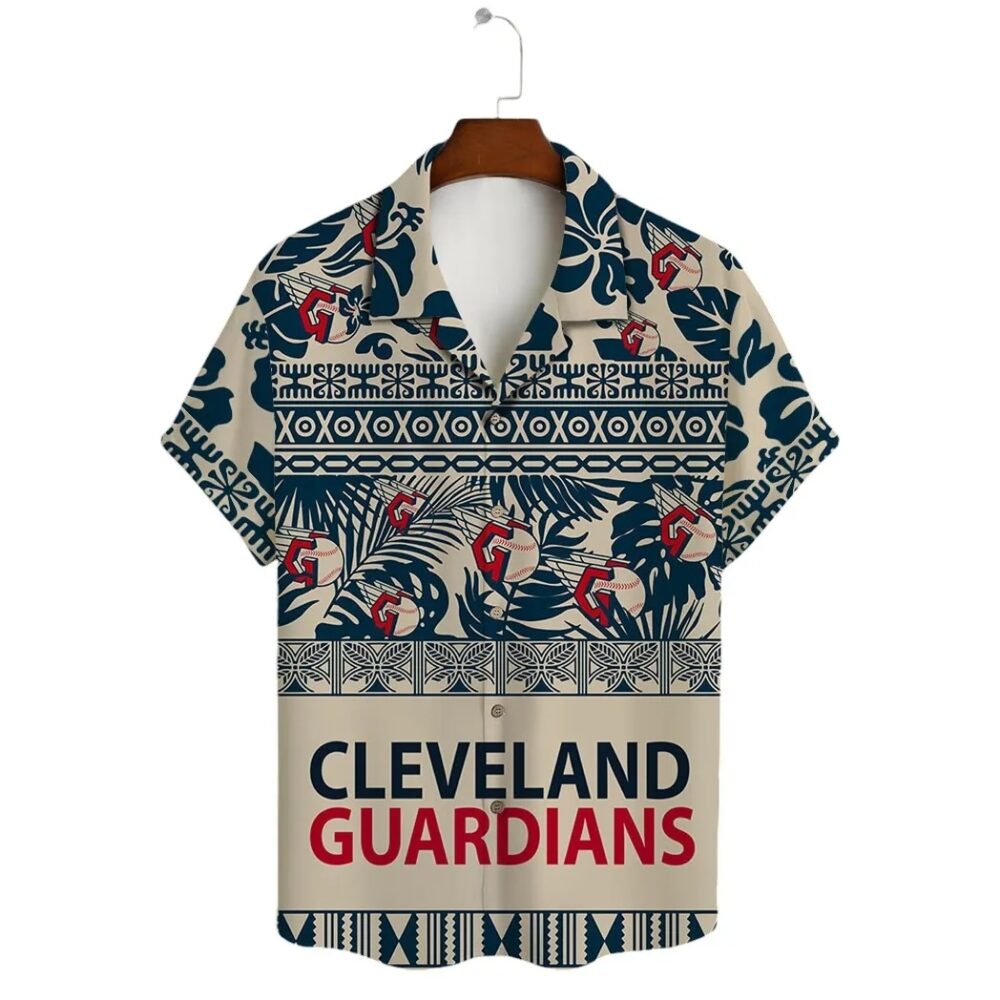 Cleveland Guardians Tribal Print Hawaiian Shirt MLB Aloha Shirt Gift For Fans 2