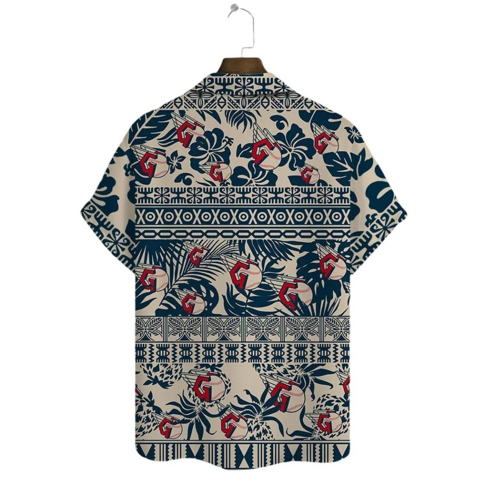 Cleveland Guardians Tribal Print Hawaiian Shirt MLB Aloha Shirt Gift For Fans 3