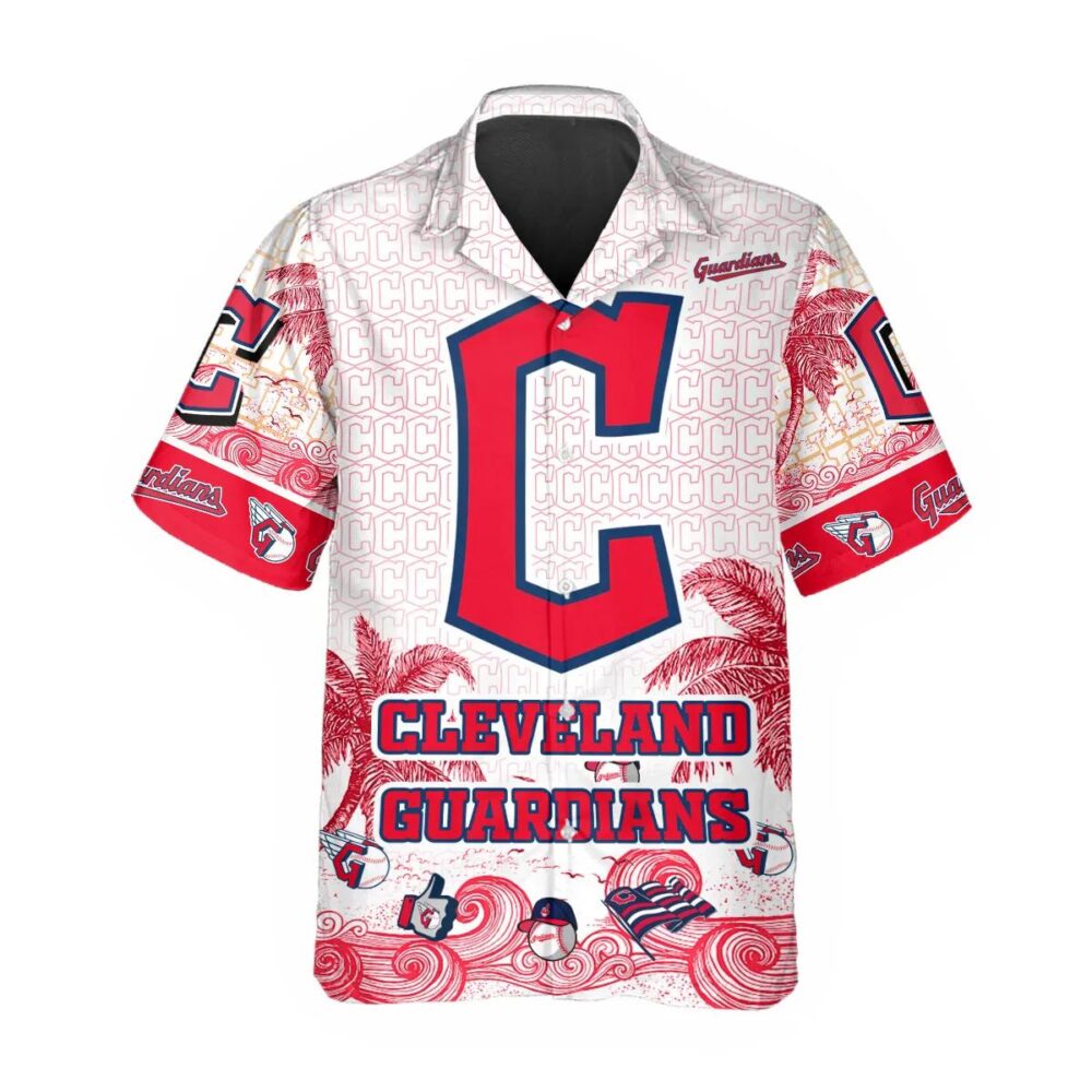 Cleveland Guardians Tropical Wave Hawaiian Shirt MLB Aloha Shirt Gift For Fans 2