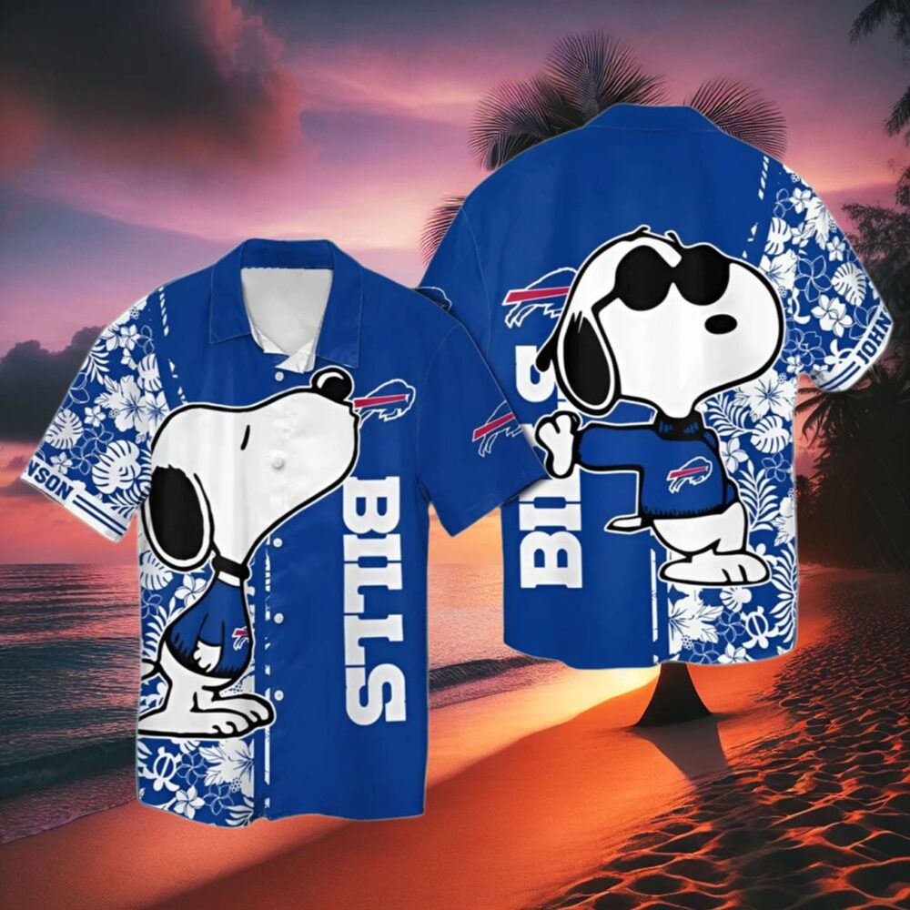 Custom Buffalo Bills Snoopy Hawaiian Shirt NFL Gifts For Fans 2