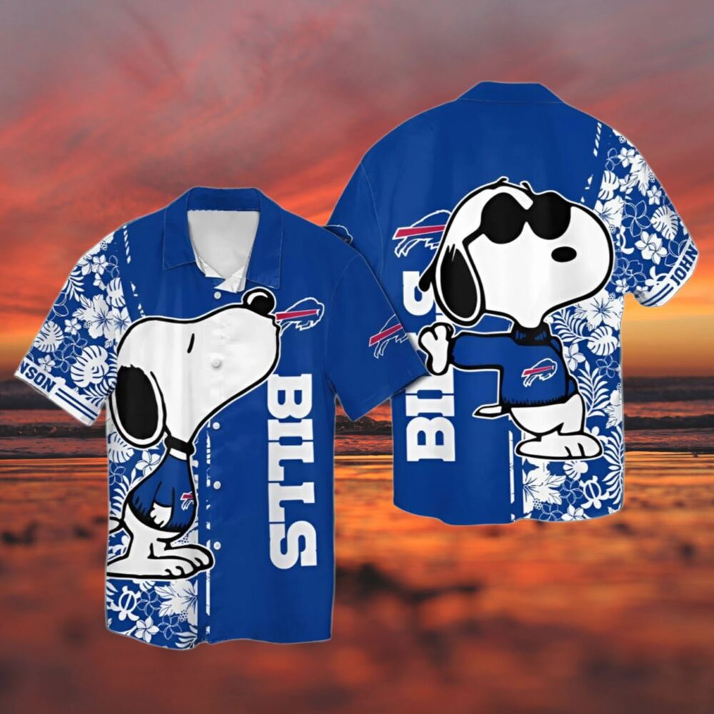 Custom Buffalo Bills Snoopy Hawaiian Shirt NFL Gifts For Fans 3