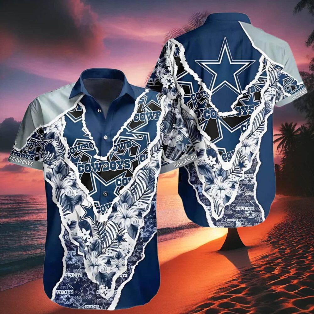 Dallas Cowboys Hawaiian Floral Shirt NFL Gifts For Fans 2