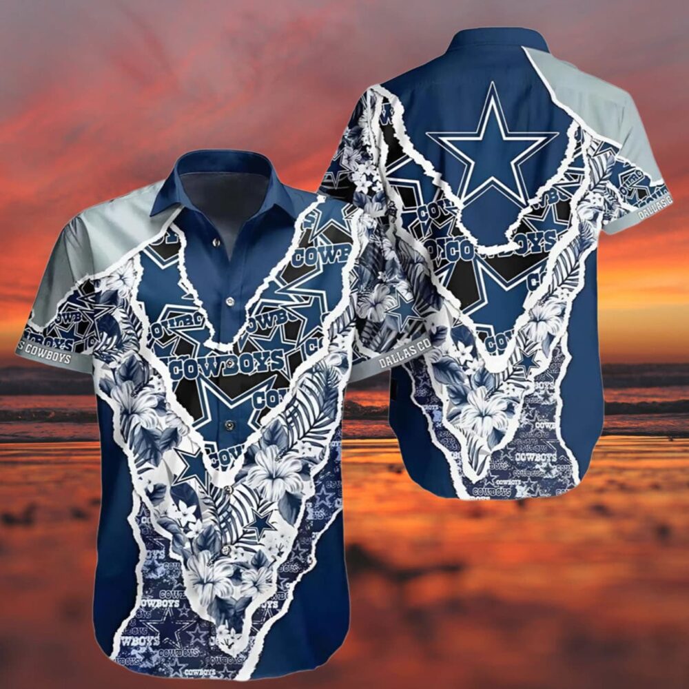 Dallas Cowboys Hawaiian Floral Shirt NFL Gifts For Fans 3