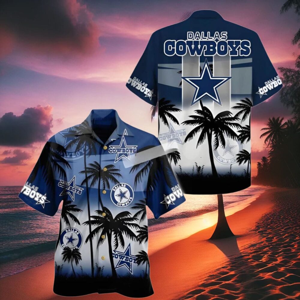 Dallas Cowboys Hawaiian Shirt Womens Coconut Tree NFL Gifts For Fans 2