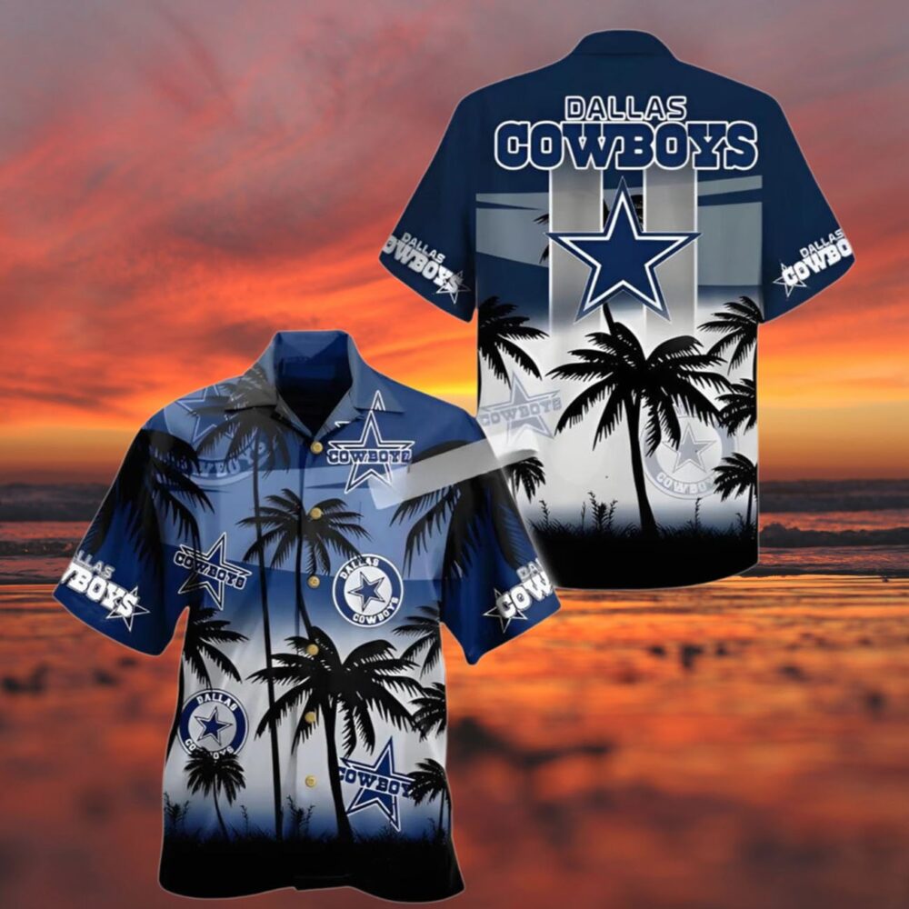 Dallas Cowboys Hawaiian Shirt Womens Coconut Tree NFL Gifts For Fans 3