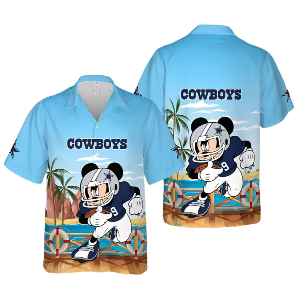 Dallas Cowboys Mickey Beach Hawaiian Shirt NFL Gifts For Fans 1