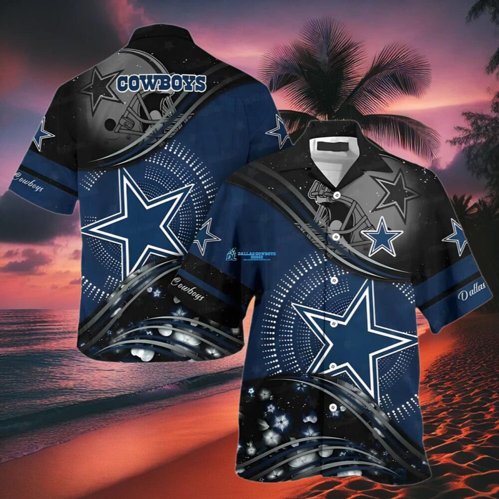 Dallas Cowboys Stellar Wave Hawaiian Shirt NFL Gifts For Fans 2