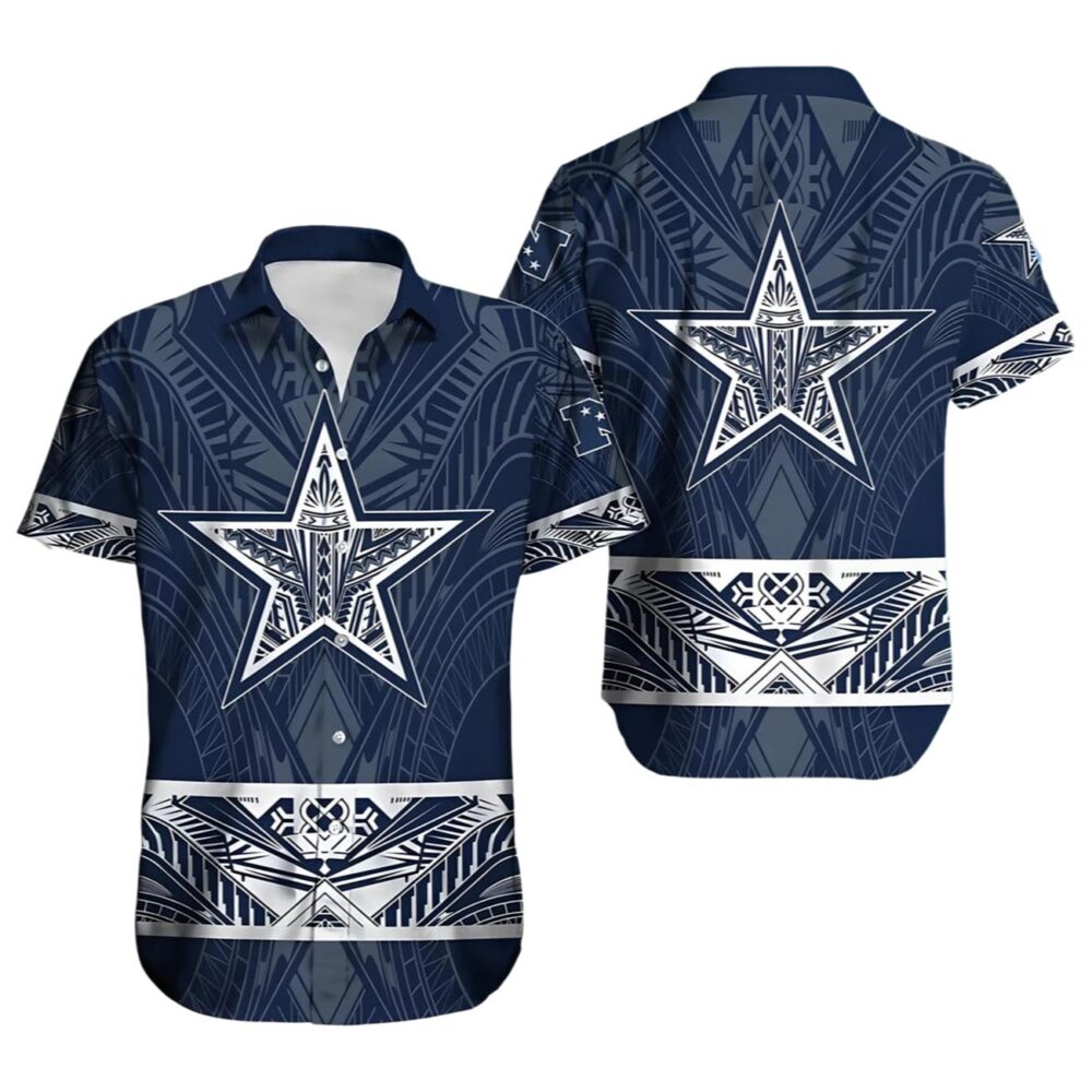 Dallas Cowboys Tribal Star Hawaiian Shirt NFL Gifts For Fans 1