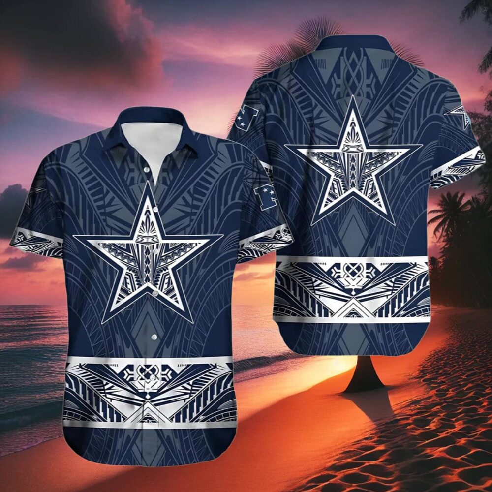 Dallas Cowboys Tribal Star Hawaiian Shirt NFL Gifts For Fans 2