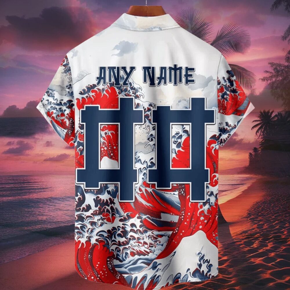 Denver Broncos Great Wave Hawaiian Shirt Personalized Name And Number NFL Gift For Fans 2