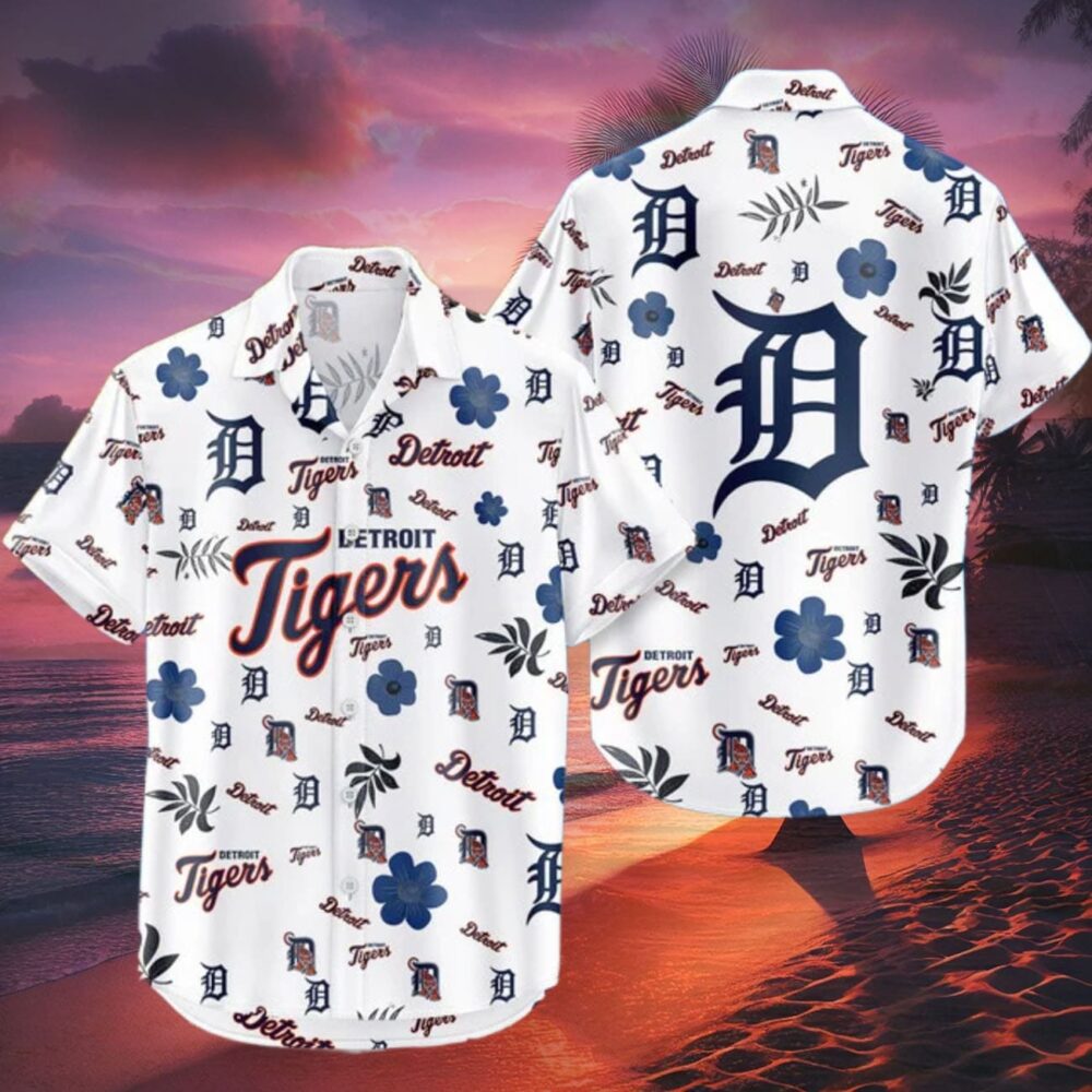 Detroit Tigers Hawaiian Shirt Tropical Beach MLB Gifts For Fans