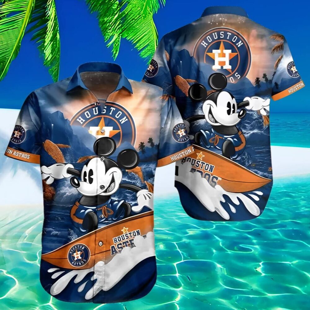 Disney Houston Astros Hawaiian Shirt MLB Aloha Shirt Gift For Fans 2