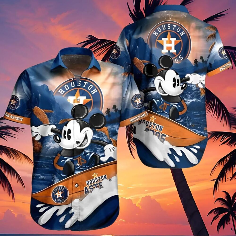 Disney Houston Astros Hawaiian Shirt MLB Aloha Shirt Gift For Fans 4