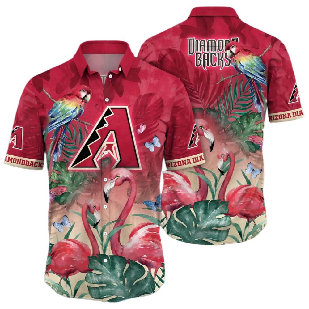 Flamigo Arizona Diamondbacks Hawaiian Shirt MLB Aloha Shirt Gift For Fans 1