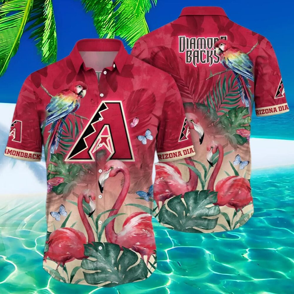 Flamigo Arizona Diamondbacks Hawaiian Shirt MLB Aloha Shirt Gift For Fans 2