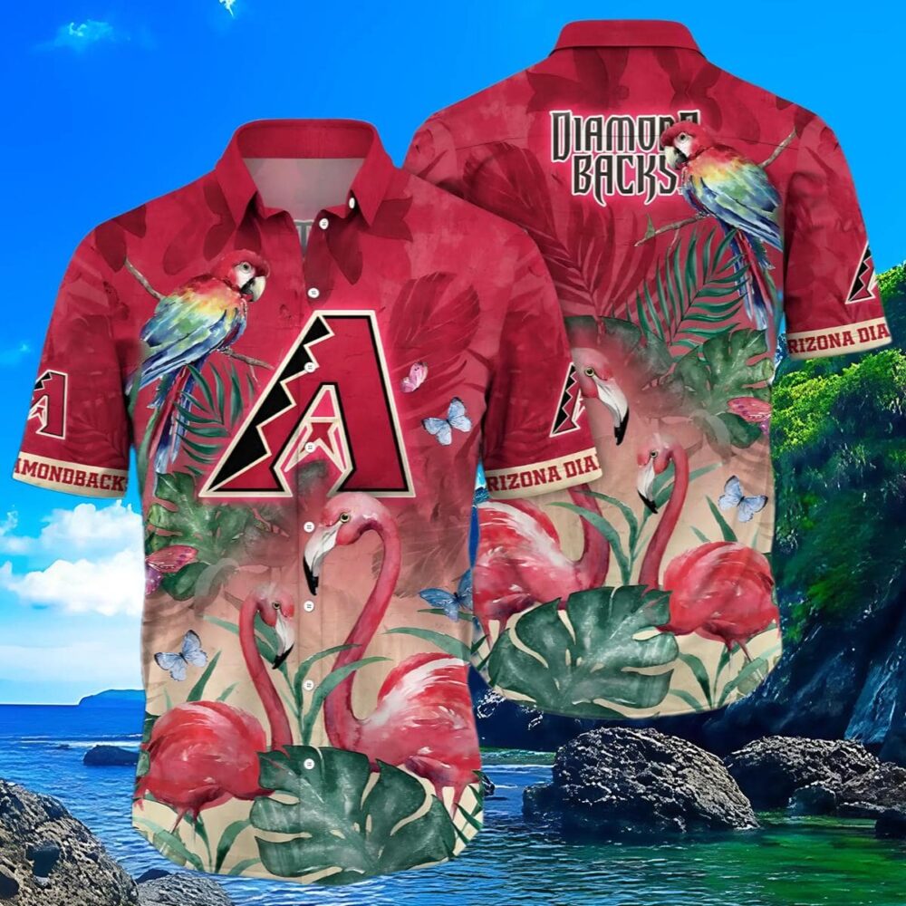 Flamigo Arizona Diamondbacks Hawaiian Shirt MLB Aloha Shirt Gift For Fans 3