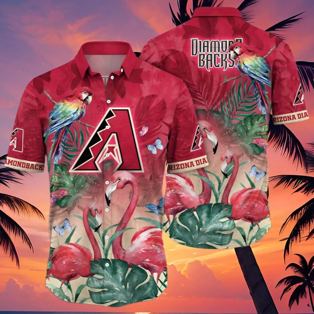 Flamigo Arizona Diamondbacks Hawaiian Shirt MLB Aloha Shirt Gift For Fans 4