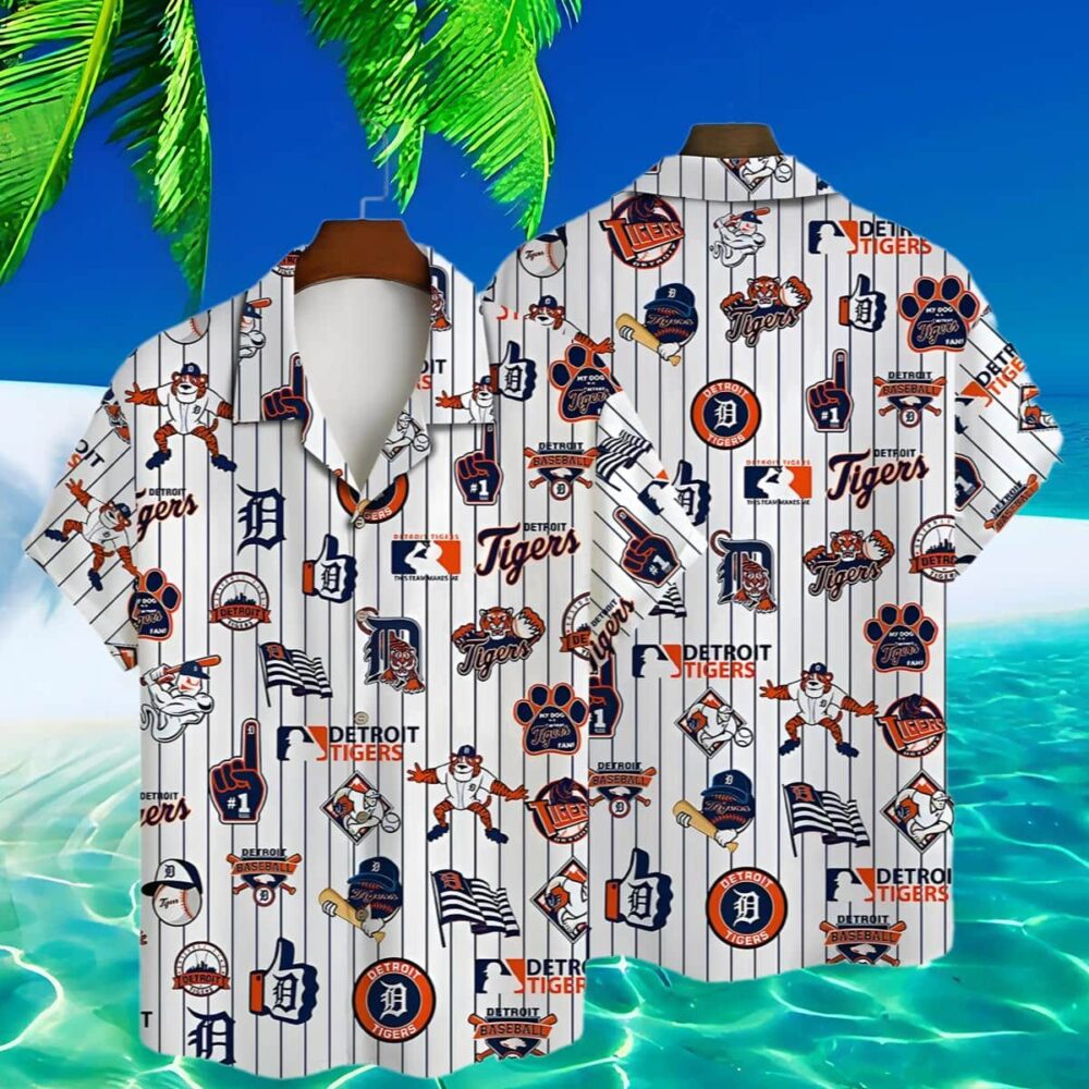 Game Day Icons Detroit Tigers Hawaiian Shirt Logo MLB Aloha Shirt Gift For Fans 2