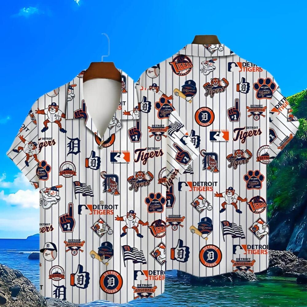 Game Day Icons Detroit Tigers Hawaiian Shirt Logo MLB Aloha Shirt Gift For Fans 3