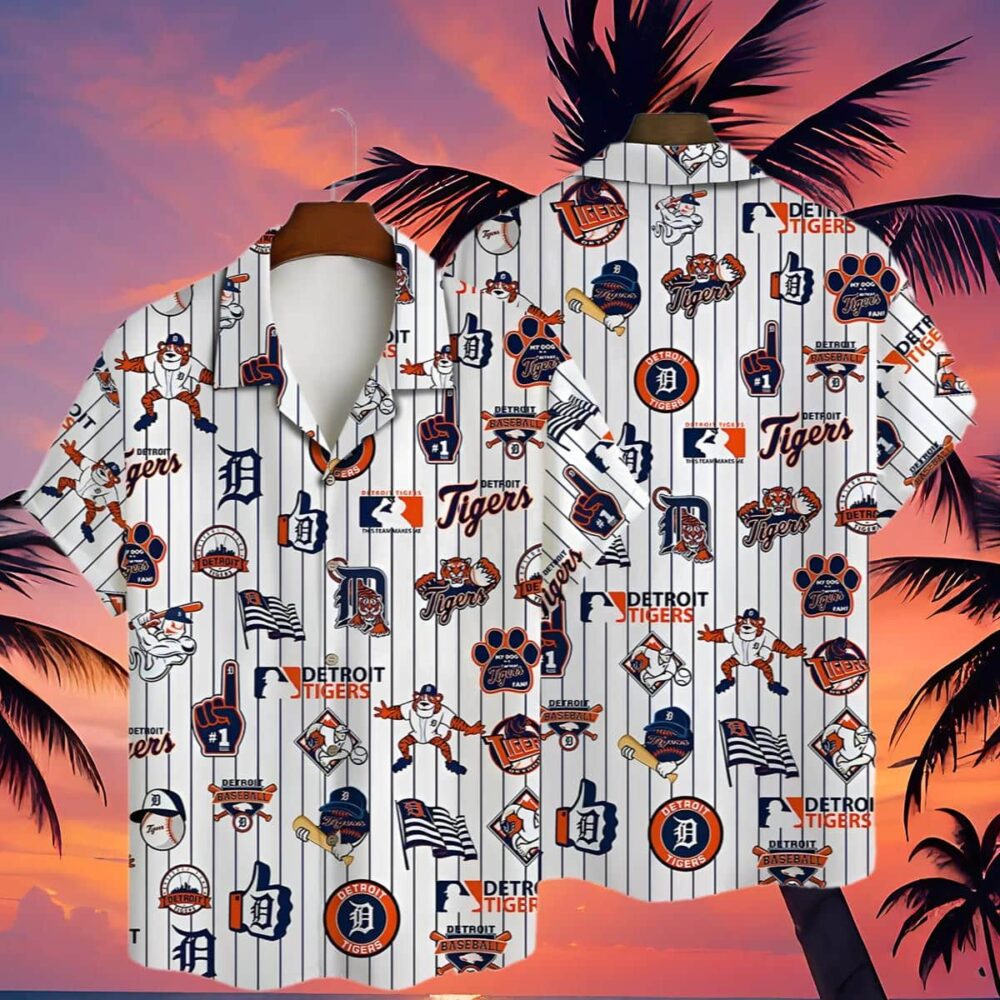 Game Day Icons Detroit Tigers Hawaiian Shirt Logo MLB Aloha Shirt Gift For Fans 4