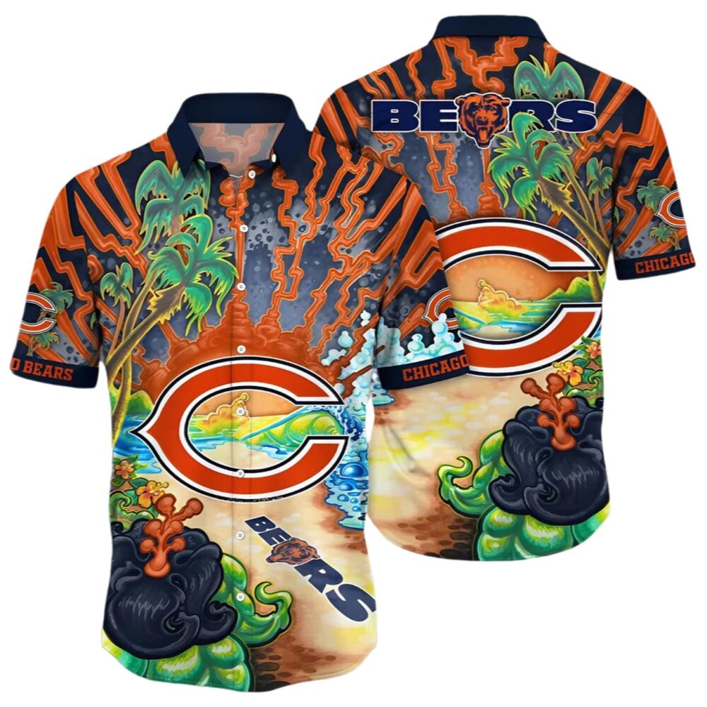 Hot Sandstime Chicago Bears Hawaiian Shirt NFL Gifts For Fans 1