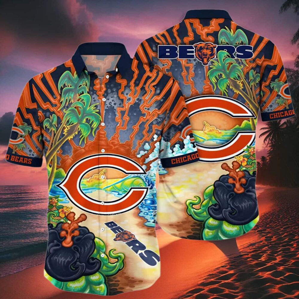 Hot Sandstime Chicago Bears Hawaiian Shirt NFL Gifts For Fans 2