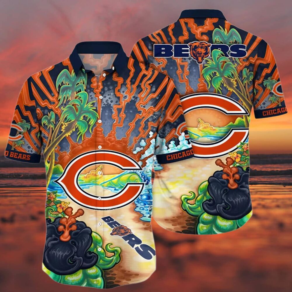 Hot Sandstime Chicago Bears Hawaiian Shirt NFL Gifts For Fans 3