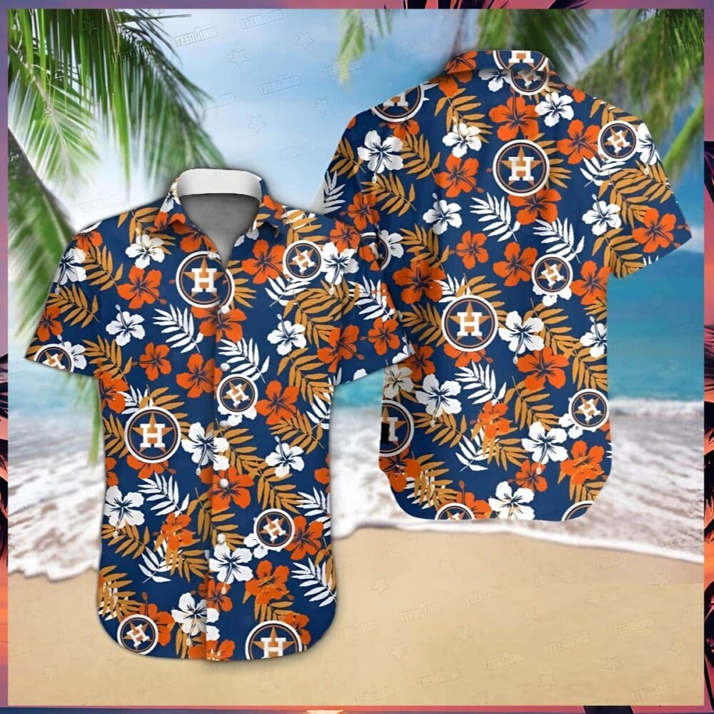 Houston Astros Tropical Vibe Hawaiian Shirt MLB Aloha Shirt Gift For Fans 4