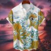 Jacksonville Jaguars Great Wave Hawaiian Shirt Personalized Name And Number NFL Gift For Fans 1