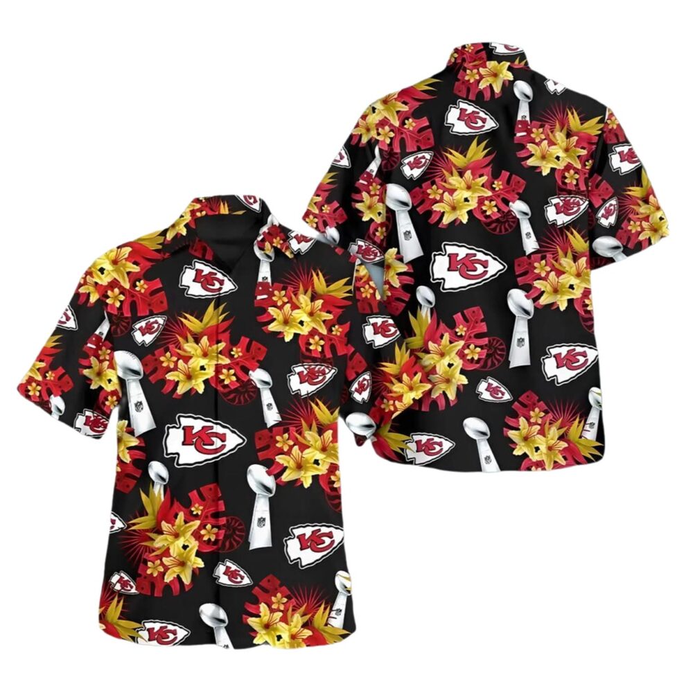 Kansas City Chiefs Mens Hawaiian Shirt NFL Gifts For Fans 1