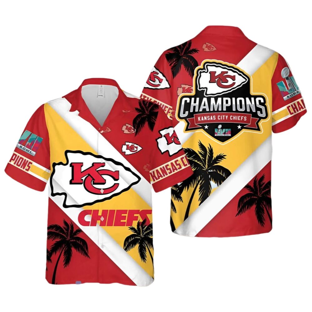 Kansas City Chiefs Super Bowl Champions Shirt Hawaiian NFL Gifts For Fans 1