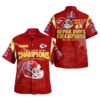 Kansas City Chiefs Super Bowl Hawaiian Shirt Lviii Champions NFL Gifts For Fans 1