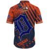 Logo Detroit Tigers Hawaiian Shirt Customizable MLB Aloha Shirt Gift For Fans 1