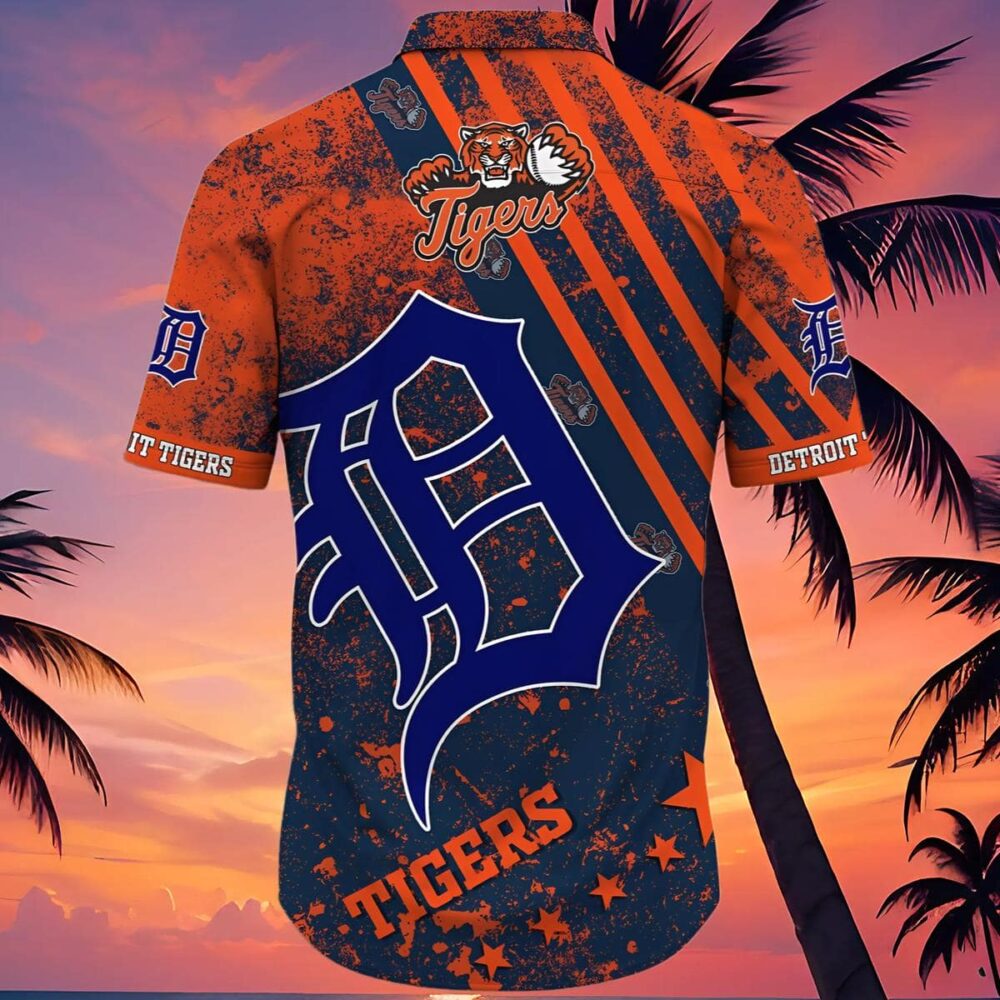 Logo Detroit Tigers Hawaiian Shirt Customizable MLB Aloha Shirt Gift For Fans 4