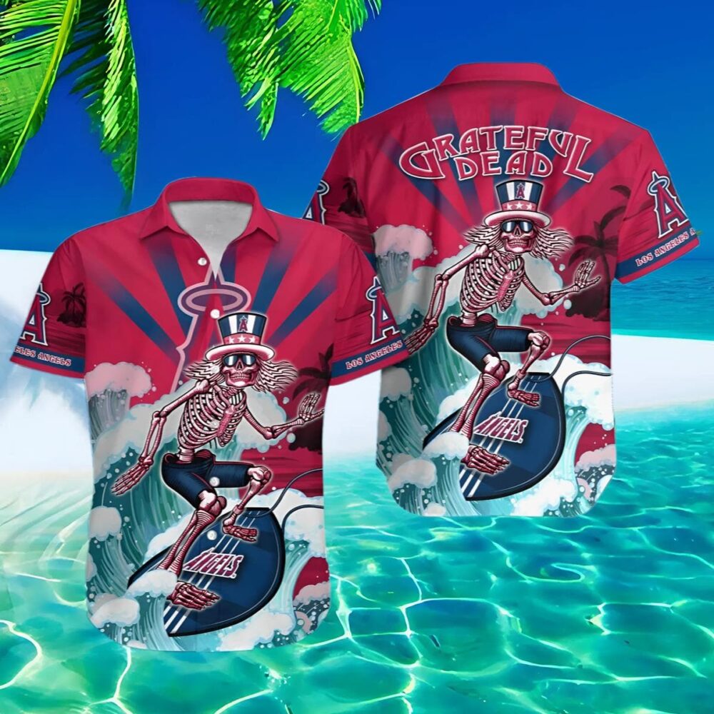 Los Angeles Angels Mlb Hawaiian Shirt Custom Tanning Aloha Shirt 6 MLB Aloha Shirt Gift For Fans 2