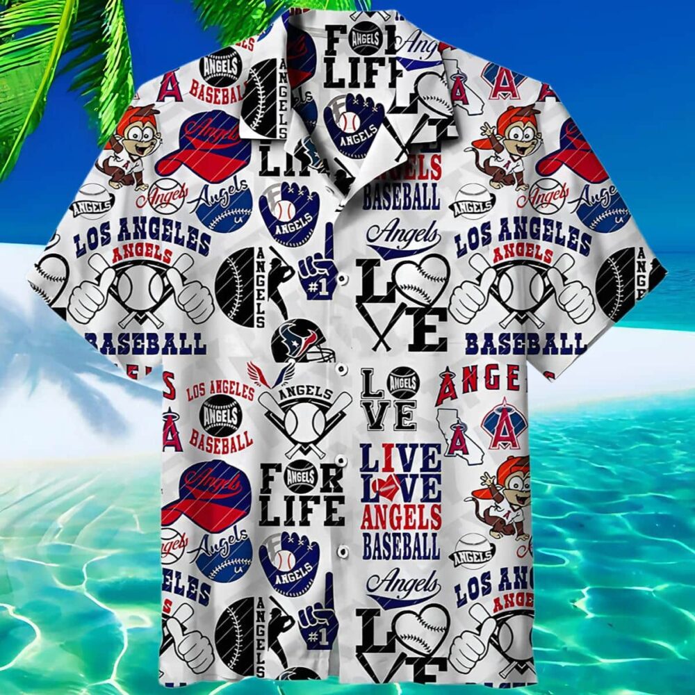 Los Angeles Angels Mlb Hawaiian Shirt Custom Tanning Aloha Shirt 7 MLB Aloha Shirt Gift For Fans 2