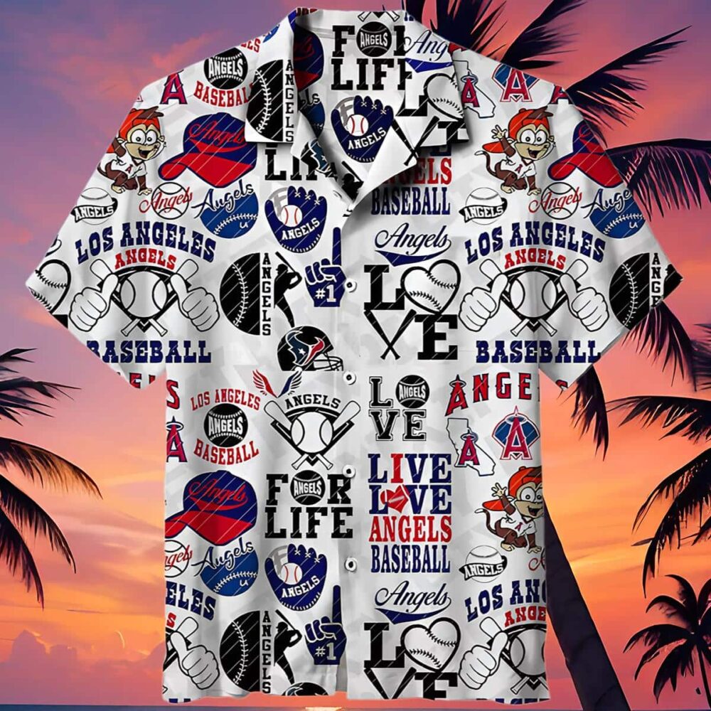 Los Angeles Angels Mlb Hawaiian Shirt Custom Tanning Aloha Shirt 7 MLB Aloha Shirt Gift For Fans 4