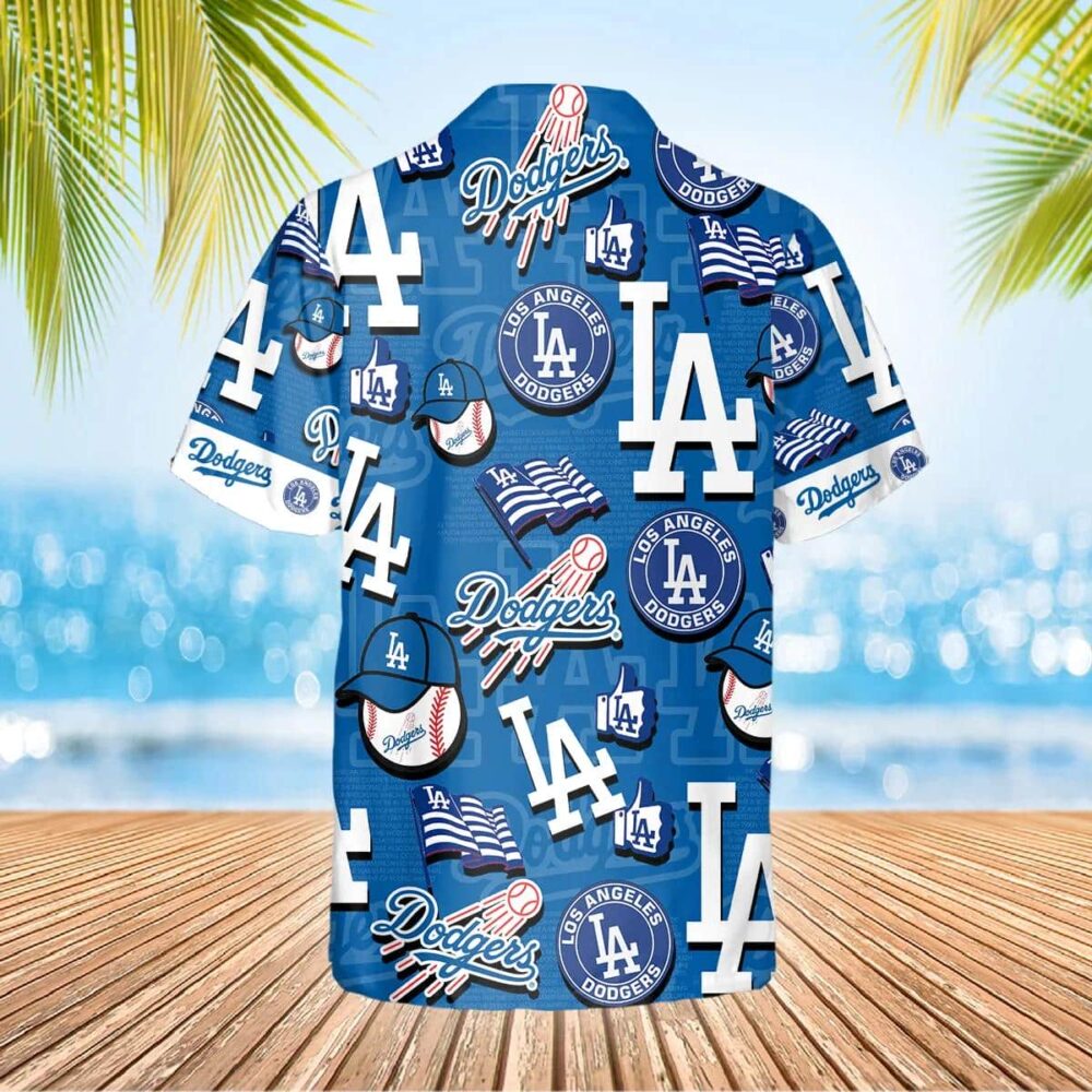 Los Angeles Dodgers Allstar Icons Hawaiian Shirt MLB Aloha Shirt Gift For Fans 4