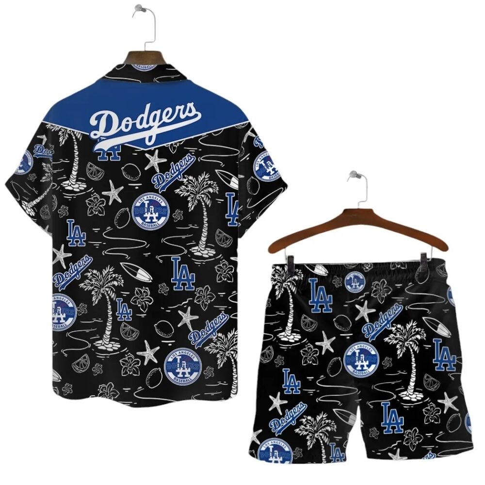 Los Angeles Dodgers Beach Icons Hawaiian Shirt MLB Aloha Shirt Gift For Fans 2