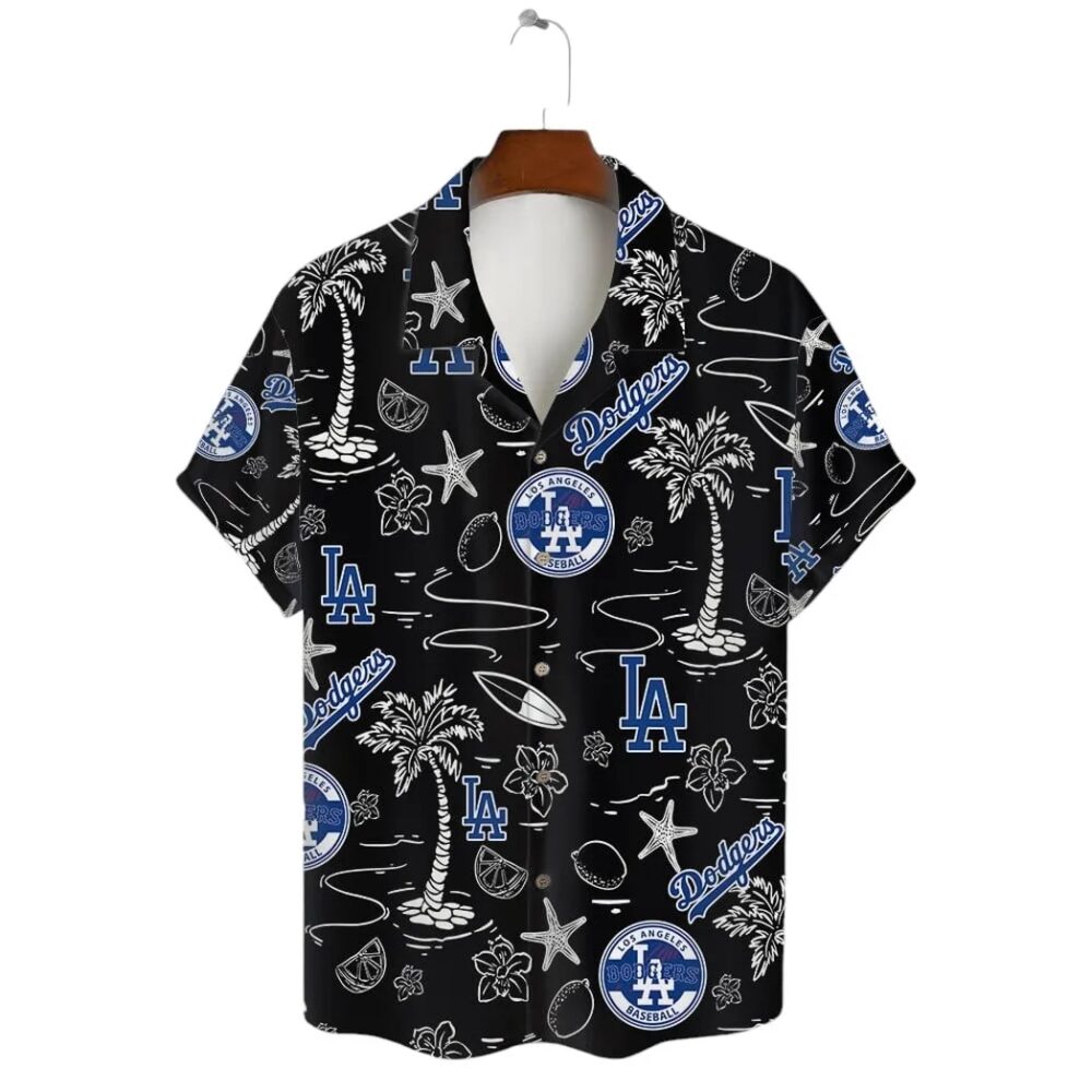 Los Angeles Dodgers Beach Icons Hawaiian Shirt MLB Aloha Shirt Gift For Fans 3