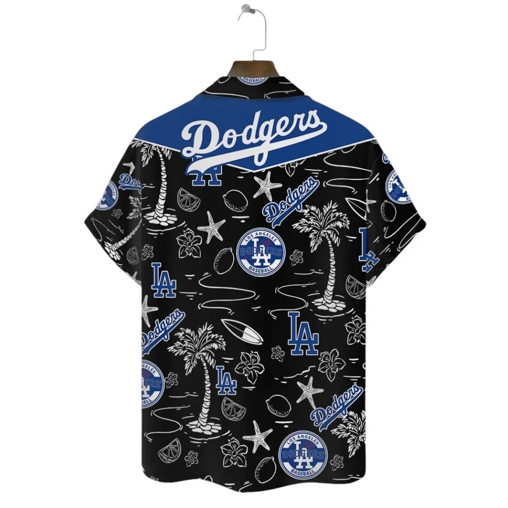 Los Angeles Dodgers Beach Icons Hawaiian Shirt MLB Aloha Shirt Gift For Fans 4