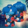 Los Angeles Dodgers Bold Floral Hawaiian Shirt MLB Aloha Shirt Gift For Fans 1