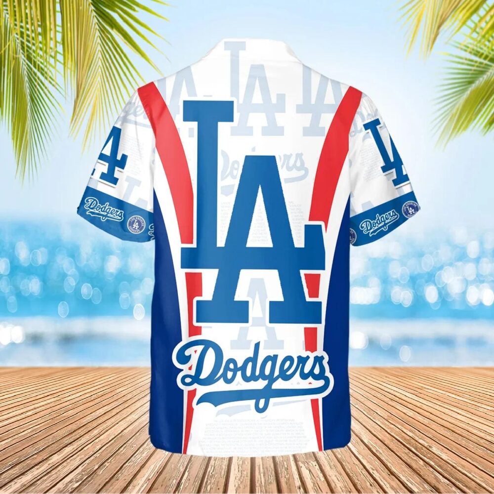 Los Angeles Dodgers Champions Collage Hawaiian Shirt MLB Aloha Shirt Gift For Fans 3