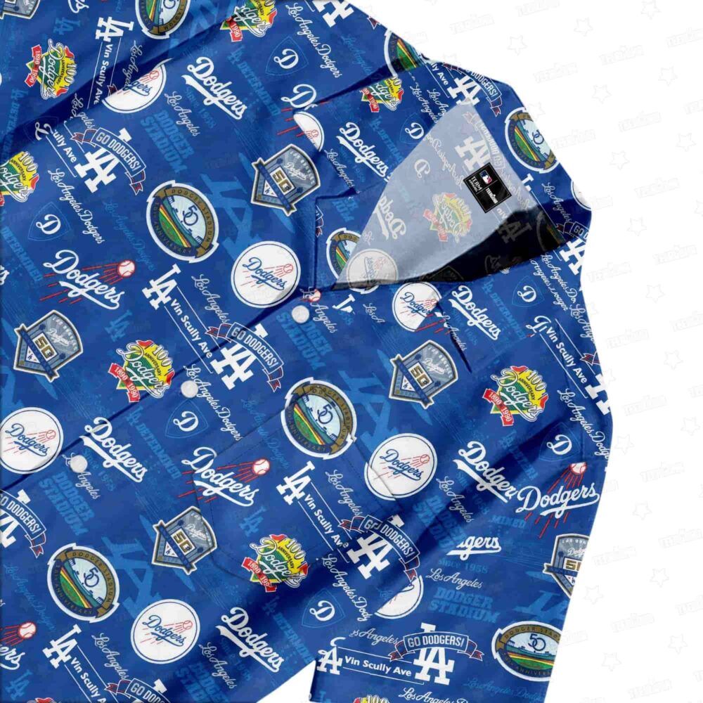 Los Angeles Dodgers Championship Dynasty Hawaiian Shirt MLB Aloha Shirt Gift For Fans 2