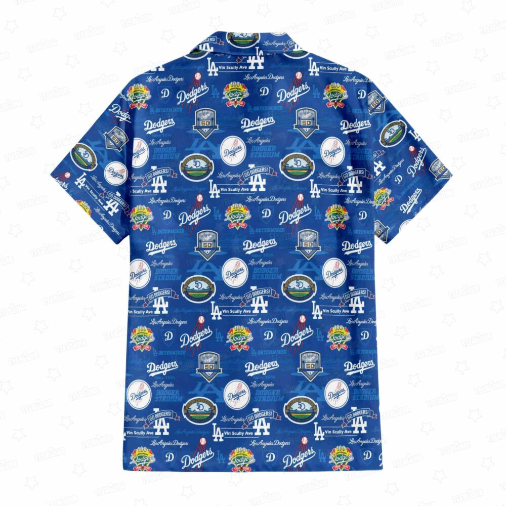 Los Angeles Dodgers Championship Dynasty Hawaiian Shirt MLB Aloha Shirt Gift For Fans 3